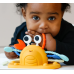 Bulle Bijouterie - Jouet à ventouse multisensoriel en silicone – Crabe